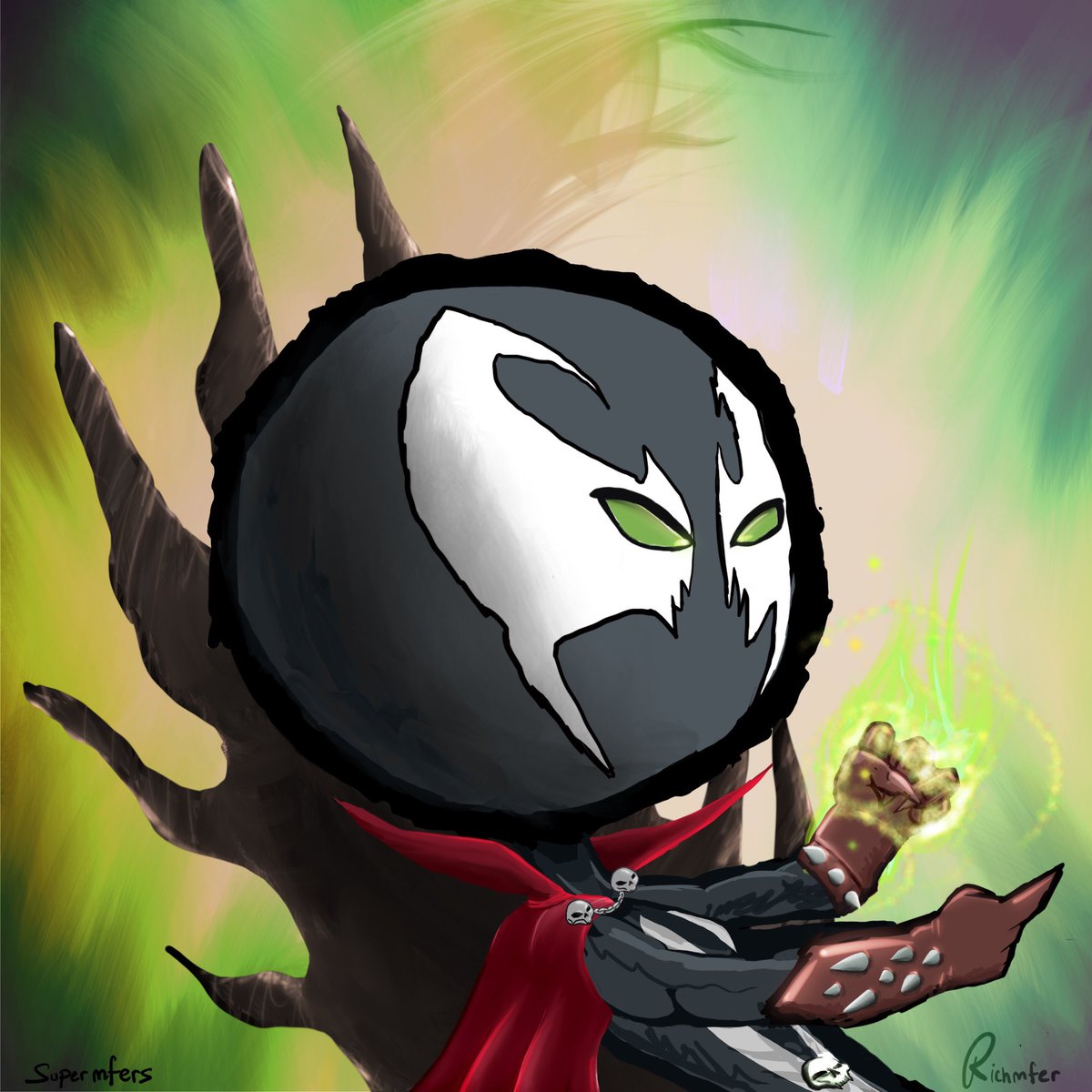 back with a vengeance mfers. king spawnmfer <a href="/supermfers/">supermfers</a> #61