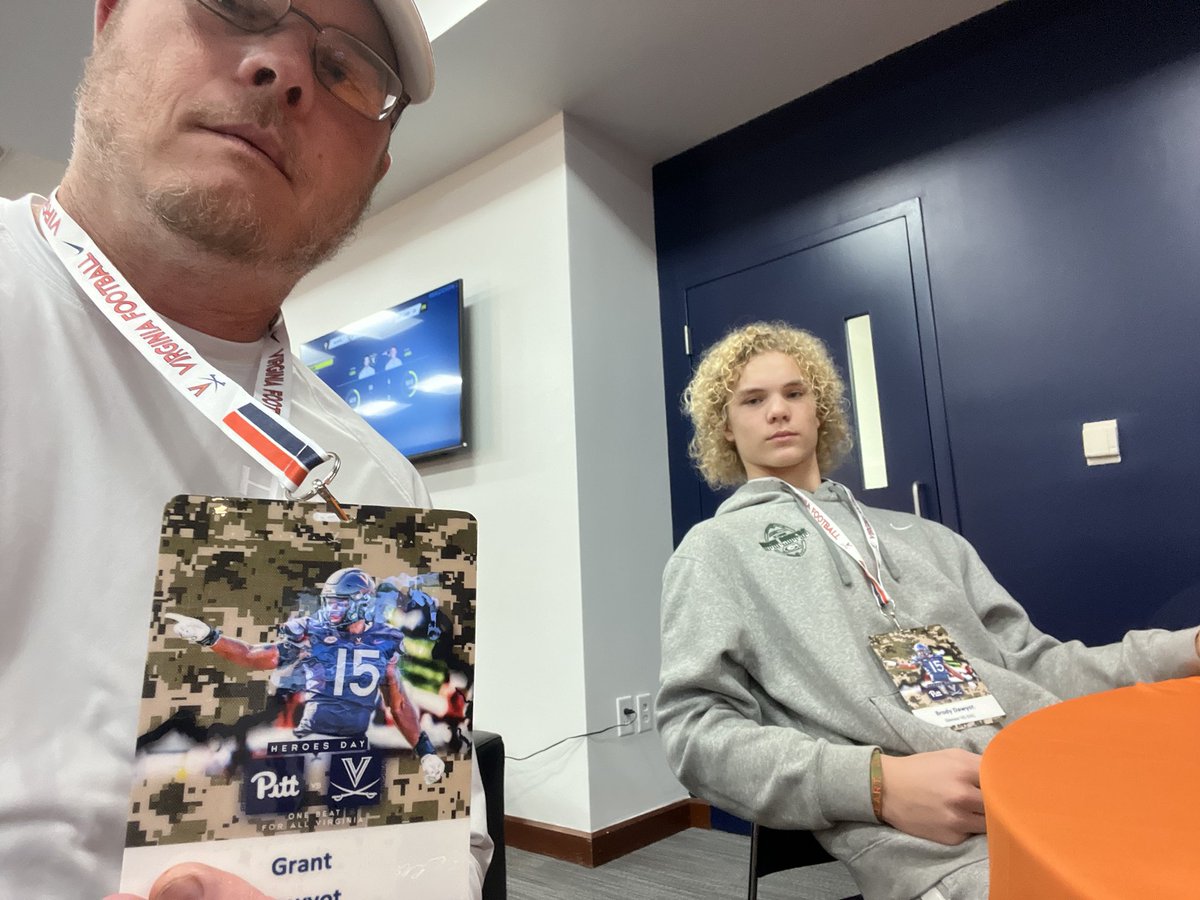 Had a great time at UVA today on my first unofficial Visit. Thank you so much for having me @taylor_lamb11 <a href="/JoeSpaziani/">Joe Spaziani</a>
