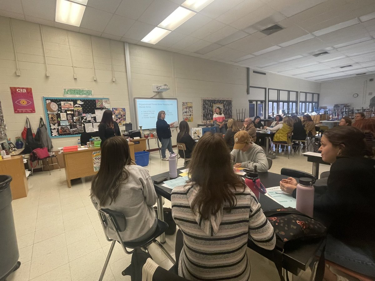 We had a great day of Trauma-Informed Professional Learning in Lamphere with @ShenChefalo! <a href="/LamphereSchools/">Lamphere Schools</a> #wearelamphere
