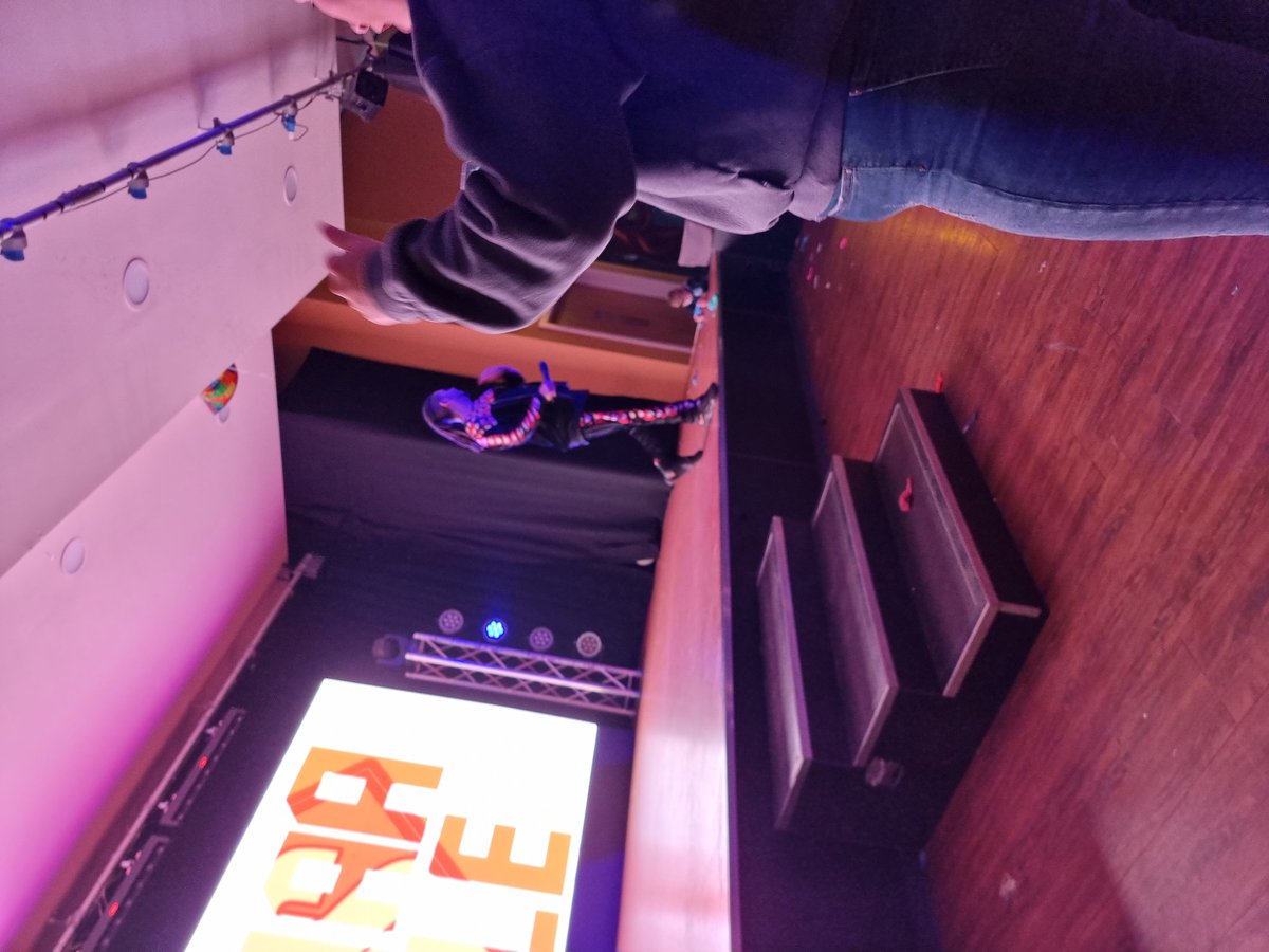 Loving <a href="/HKSK_Music/">He Knows She Knows</a> at Sand le mere, grandkids loving music and taking pics.