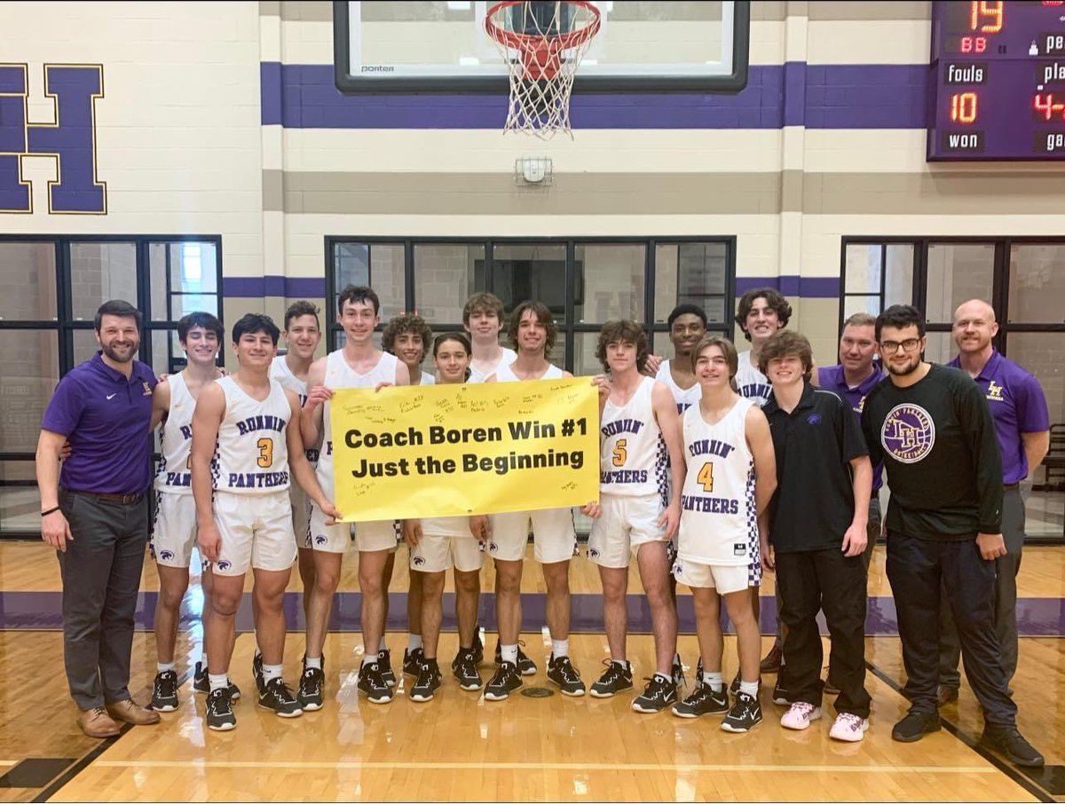 Congrats to Coach Boren on his first win as a head coach with the Runnin’Panthers defeating Copperas Cove! #JustTheBeginning #JAMODI @hoopinsider @THSBCA