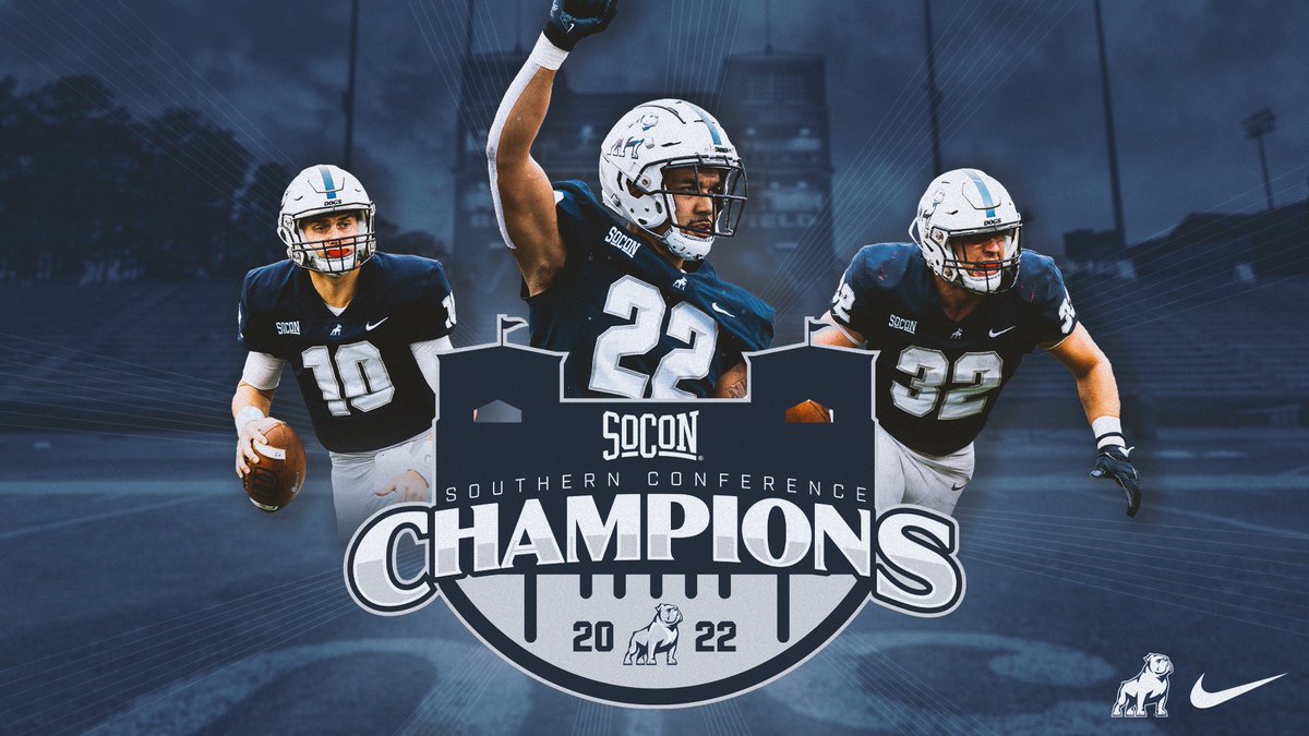 For the first time since 2013, your Samford Bulldogs are <a href="/SoConSports/">The Southern Conference</a> Champions ‼️

#HatchAttack | #AllForSAMford