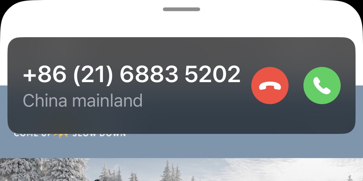This call isn’t suspicious. Not at all.
