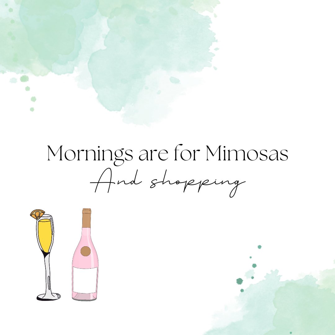 Shimmery Belle and Urban Market would like to invite you to the 600 block on Sunday the 13th from 11-2pm for mimosas + shopping + brunch treats. Both boutiques are full of new arrivals and we can’t wait to help you get an early start on your holiday shopping. ♥️