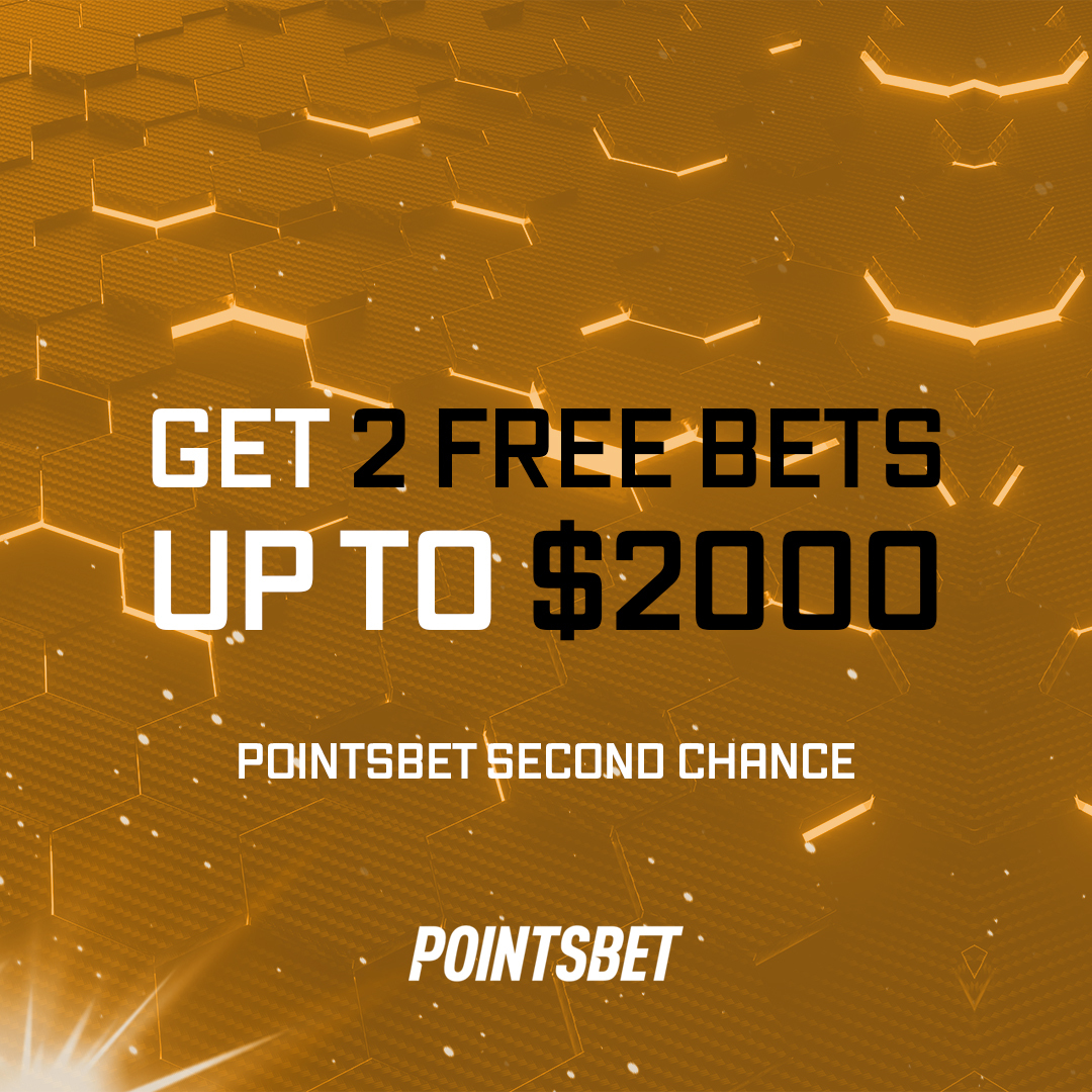 PSA: Get 2 FREE bets up to $2000 with @PointsBetUSA here 👉 ecs.page.link/K3xcp #PointsBet #SportsBetting