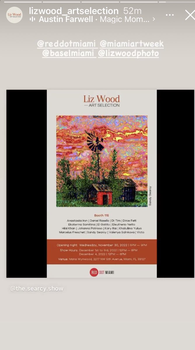 thesearcyshow's tweet photo. #lizwood #baselmiami @LizWoodPhoto https://t.co/OD9FZcxd5L