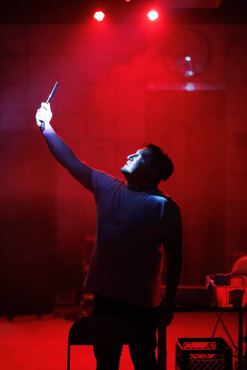 From <a href="/plainjaneyeg/">Plain Jane Theatre</a>, Sweeney Todd in close-up: feel the rage. A 12thnight REVIEW: bit.ly/3UzwMrM #yegtheatre #yegarts #yeg