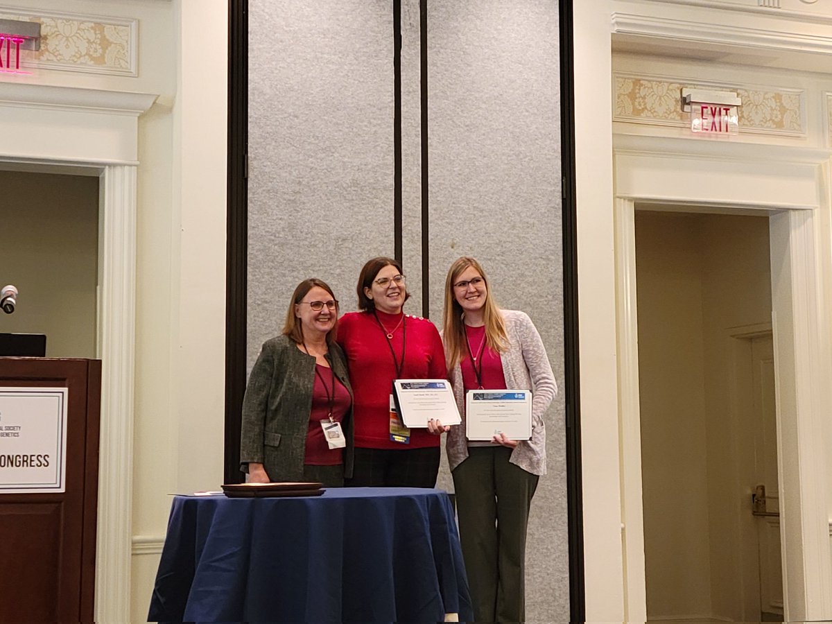 ISONG_news's tweet photo. Warm congratulations to 2022 ISONG Education Award Grant recipients Sarah Dewell, PhD, MSc, RN @UNBC and Trina Walker, DNP, APRN, FNP-C @Creighton! #ISONG2022 #NursesInGenetics https://t.co/cZEFY2wzjh