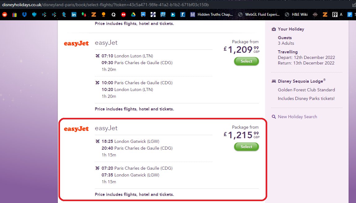 Biriani125's tweet photo. @DLPHelp is your website really suggesting I pay £1.2k for tickets to fly to France for 12 hours stay in the Disney hotel overnight and have absolutely no chance to spend anytime in the park??? Because that seems pretty dumb if so... https://t.co/cFhcr45CgH