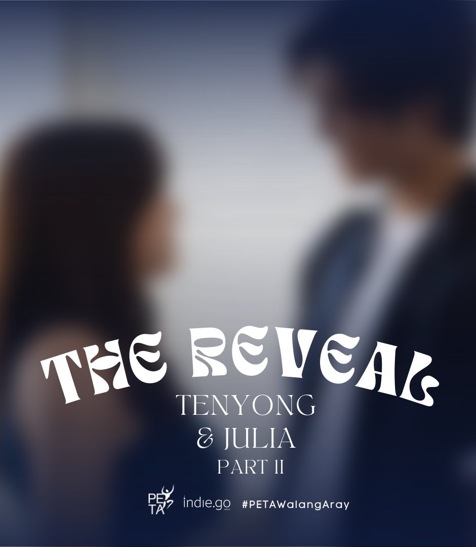 Good morning mga marites.  ✨ Kamay sa dibdib! ✨ Part II mamaya ng reveal, 6:00 P.M. 🫶 🌹 Tenyong x Julia ❤️ #PETAWalangAray