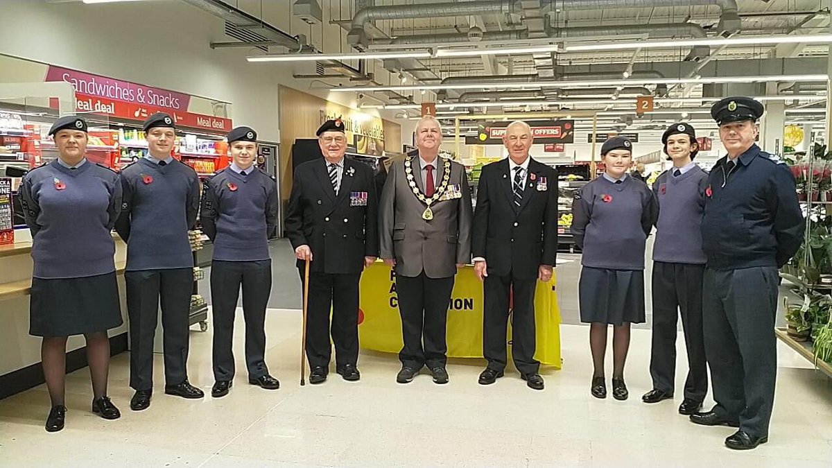 Well done to all the cadets who volunteered to sell Poppies for #RoyalBritishLegion Poppy Appeal in Sainsburys North Walsham today. You did the Squadron proud! #aircadets #whatwedo #RemembranceDay 

<a href="/ocnswing/">OC Norfolk & Suffolk</a> <a href="/nswingatc/">N&S Wing ATC</a> <a href="/CERegionRAFAC/">C & E Region RAFAC</a> <a href="/aircadets/">RAF Air Cadets</a>