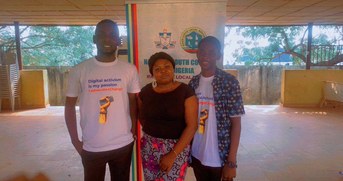 yinksy09's tweet photo. Thank you to all team members ( 
@ValiantVeektor @OlorunesanTruth ,Deborah Odeniyi &amp; other volunteers) because they say team work makes a successful project.

Thank you for the training and opportunity  @ActionAidNG &amp;  @InspiredYouthNt #Youth4GreenEco 
We are #DigitalActivists https://t.co/21Mi84DcZz