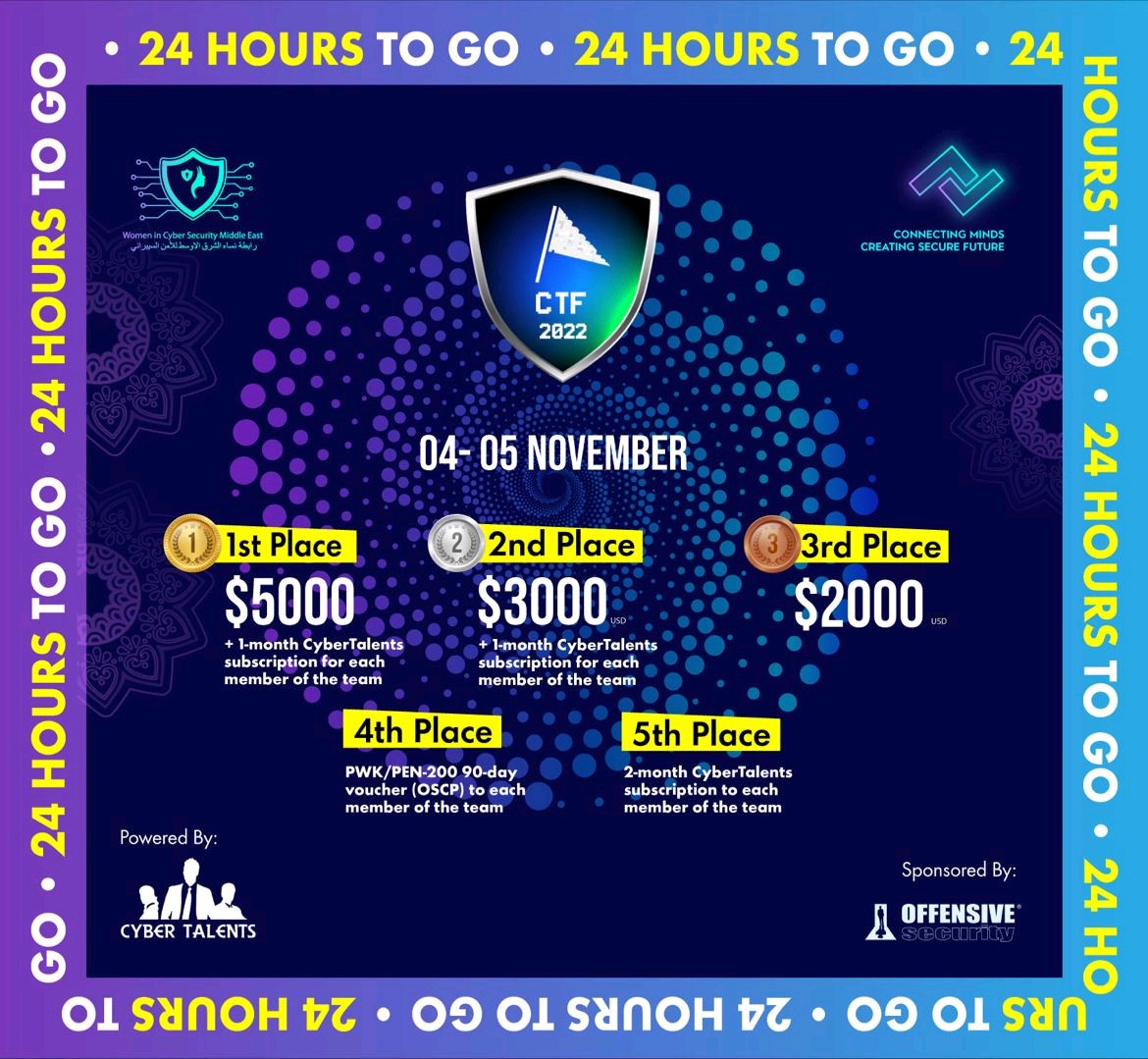 Q8Thunders's tweet photo. ๐๐ฉ#WiCSME2022 Regional Annual #CTF Competition:
had hosted +790 Players forming +250 Teams Learning,Connecting,& Competing for Valuable Prizes.
Our CTF scored nearly a 50% of the Players are #Females.
Confirming on a 32%-โYeartoYear Growth %โ of #Females participations! ๐ช๐ป https://t.co/OR0NSZ9Ijv