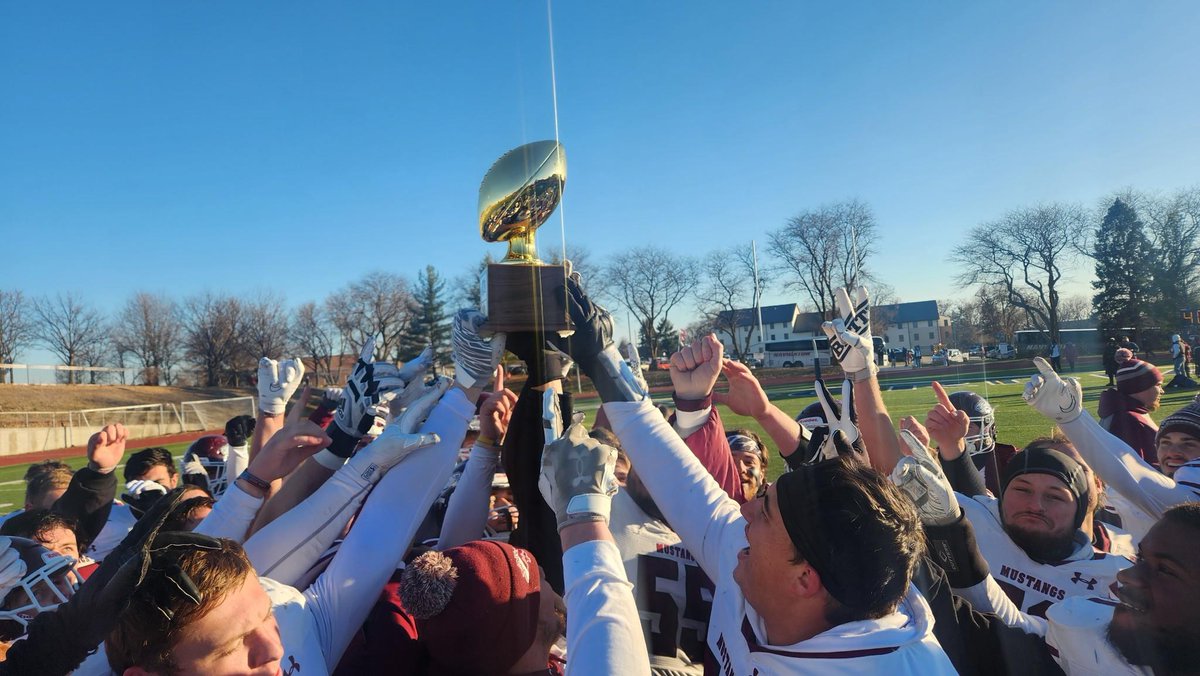 The <a href="/MsideMustangs/">Morningside Mustangs 🐴</a> Football team secured their 12th straight GPAC Regular Season Championship today. At 10-0 and #1 in the <a href="/NAIA/">NAIA</a> they will learn their postseason opponent tomorrow in the NAIA FCS.