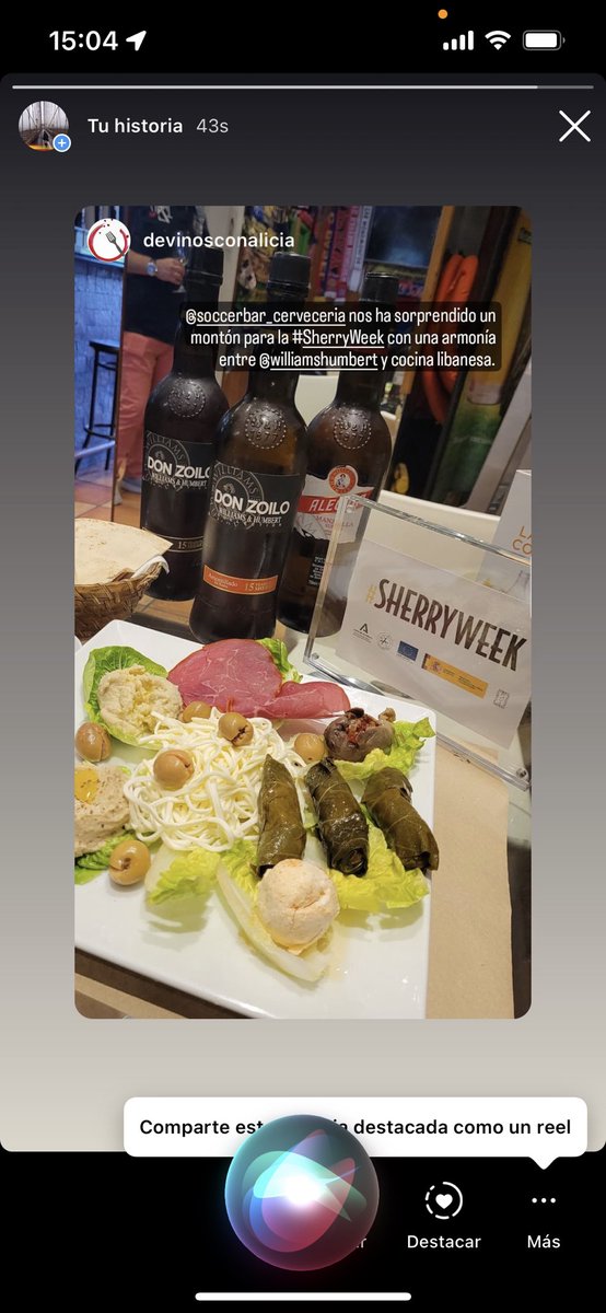 #sherryweek <a href="/VinosJerez/">Vinos de Jerez</a> <a href="/bodegaswilliams/">Williams&Humbert</a> Mezze en <a href="/BarSoccer/">Bar Soccer</a>