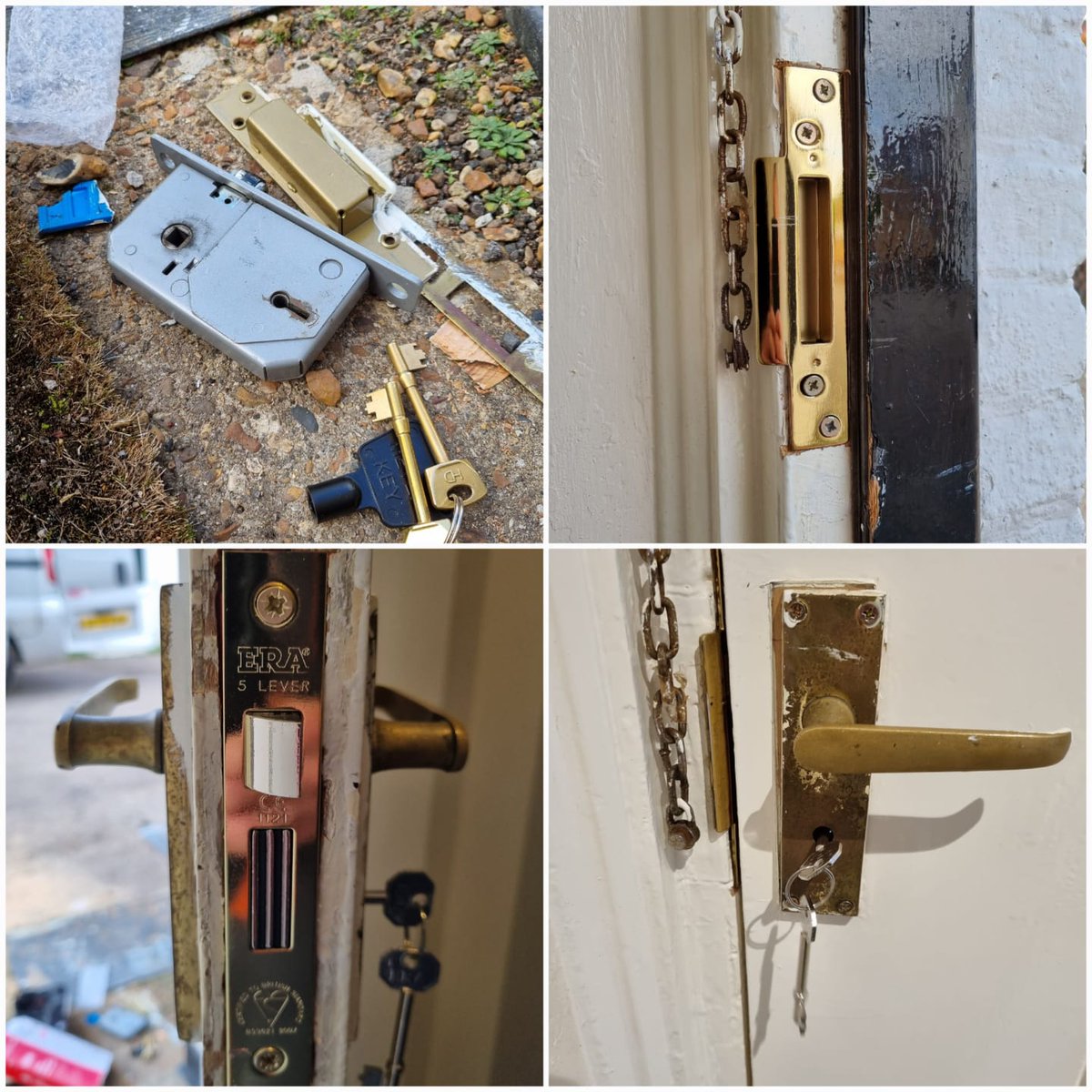 VMpropertyDIY's tweet photo. V&M Property Services ππ New locks across PropertyποΈπ #datchet #locksmith #decor #electrical #diy #fences
πͺπ ποΈπͺπ οΈπ§° #carpentry #furnitures #propertyservice ππ #handymanservices @vodafoneuk βοΈ @renaultuk π #renaulttrafic @samsunguk π± #s21plus https://t.co/H6GdudkMpx