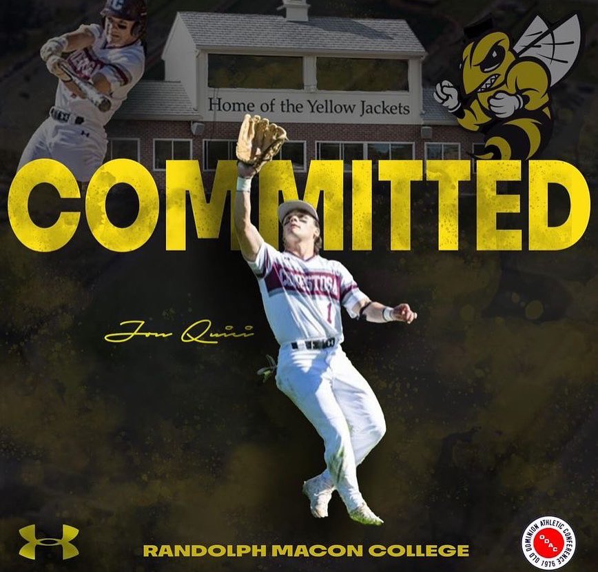 I am extremely excited to announce my commitment to further my academic and athletic career at Randolph Macon College. I would like to thank my parents, coaches, friends, and teammates for supporting and helping me through the process. Go Jackets!!🟡⚫️