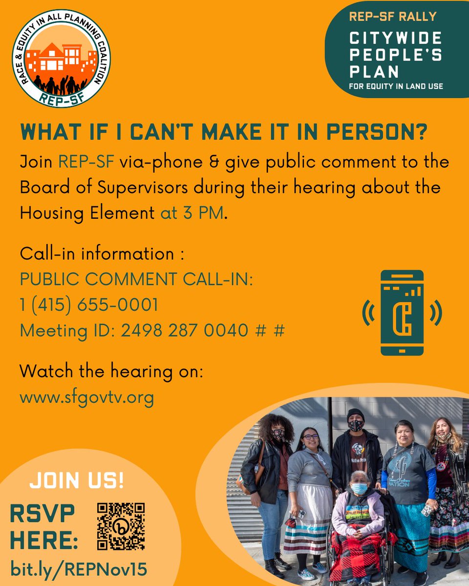REPCOALITIONSF's tweet photo. What can we do to tell the Planning Department to adopt the Citywide People’s Plan?
🏩🏗🏩🏗🏩🏗🏩🏗🏩
#REPSF #affordablefirst #wewontbepricedout #planningtothepeople
Join us at the REP-SF RALLY: CITYWIDE PEOPLE'S PLAN FOR EQUITY IN LAND USE
➡️Tuesday November 15th @ 1pm⬅️ https://t.co/v9S1SDGVH4