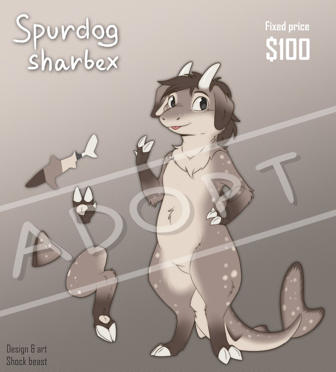ShockBeast17's tweet image. aand the last part 3 of sharbexes #adopts
mako and spurdog here~
Fixed price, no time limits, claim in comments <3