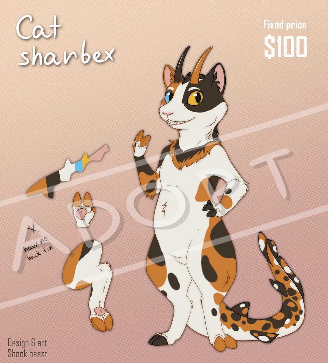 ShockBeast17's tweet image. Sharbexes #adopts part 2
Fixed price, no time limits, claim in comments &lt;3