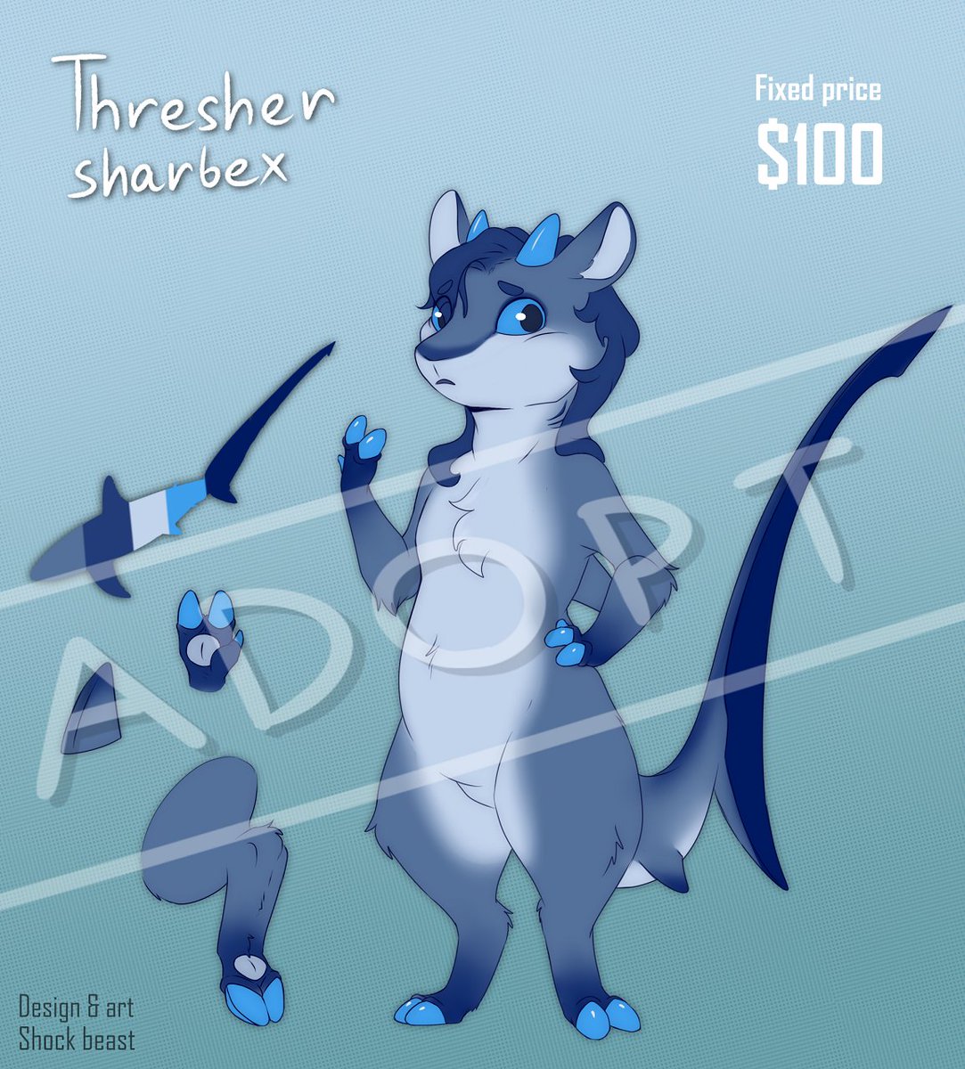 ShockBeast17's tweet image. Sharbexes #adopts part 2
Fixed price, no time limits, claim in comments &lt;3