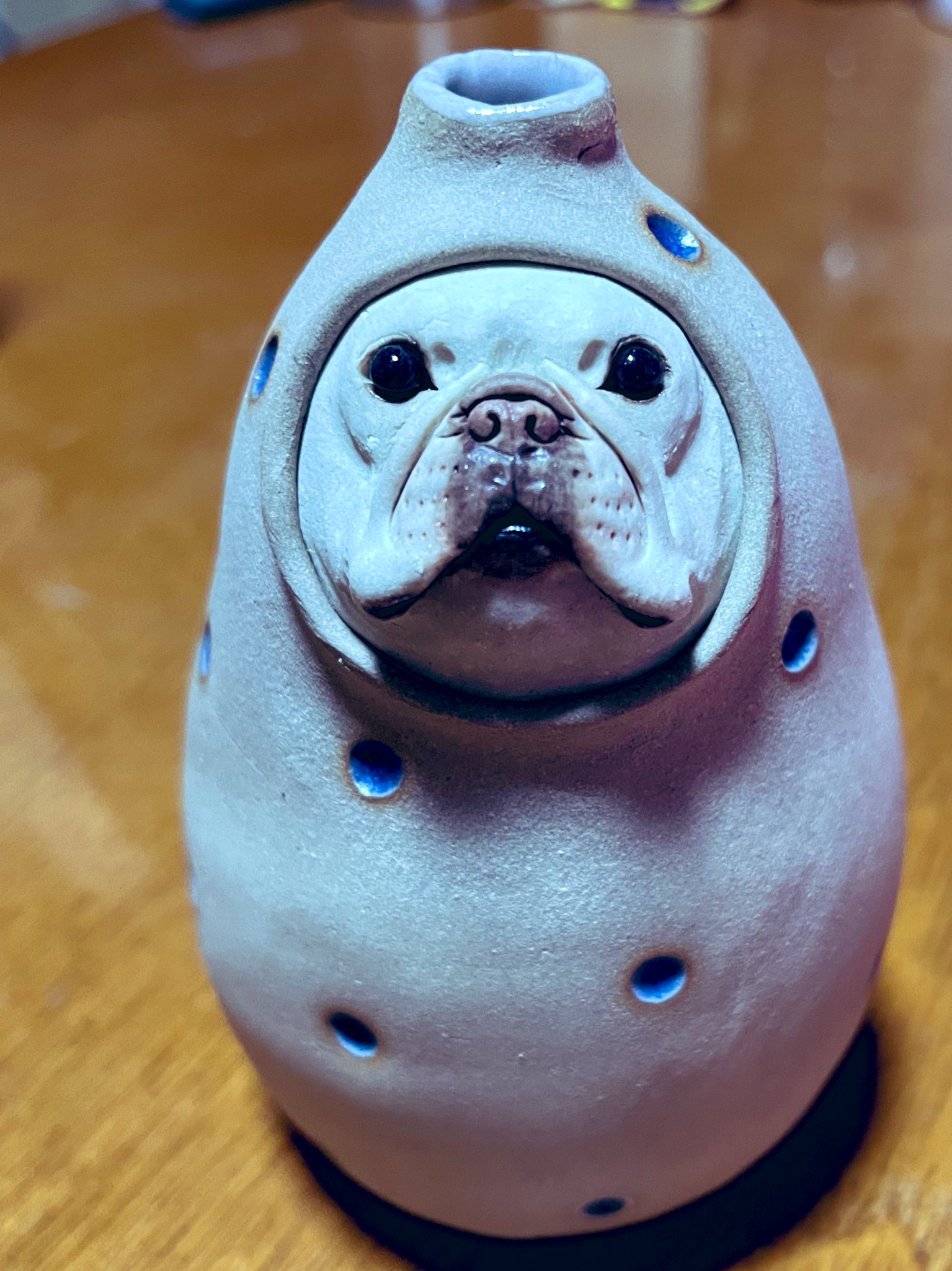 ゆとり炉 フレンチブルドッグの鏡餅