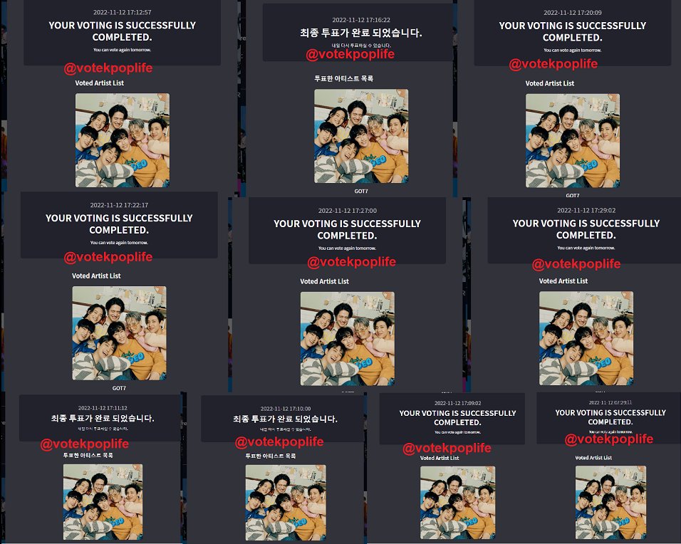 congratulations to Ahgase for winning the poll
evidence of the 10 votes #GOT7

oh my god sorry -> ctrl+v 😅
#MAMA2022 #MAMAAWARDS2022