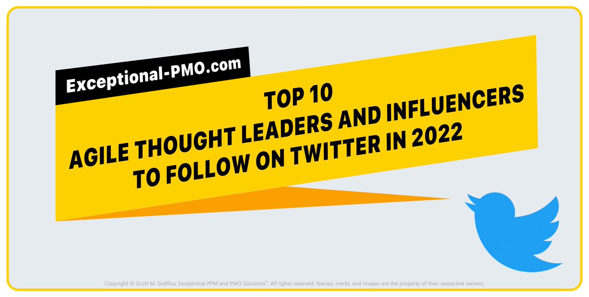 Exceptional_LLC's tweet photo. 10 Agile Thought Leaders and Influencers to Follow on Twitter: https://t.co/biWas2bTaZ.
#Agile #Scrum #ThoughtLeader #Influencer #Twitter #AgileThoughtLeader #AgileInfluencer #AgileExpert #ScrumExpert #AgileOnTwitter #ProjectManagement #ScrumMaster #CSM #Author #Speaker #PMOT https://t.co/33NULMnhH9