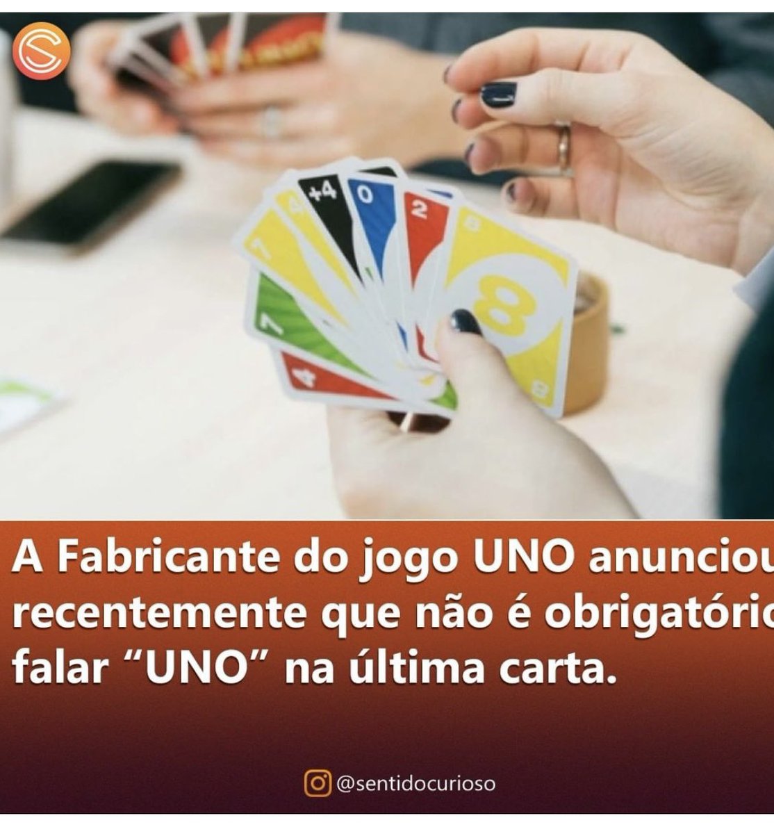 Não é possível????? Já me “ferrei” tanto por esquecer de gritar UNO na última carta…será que a nova regra retroage? Comentem…
