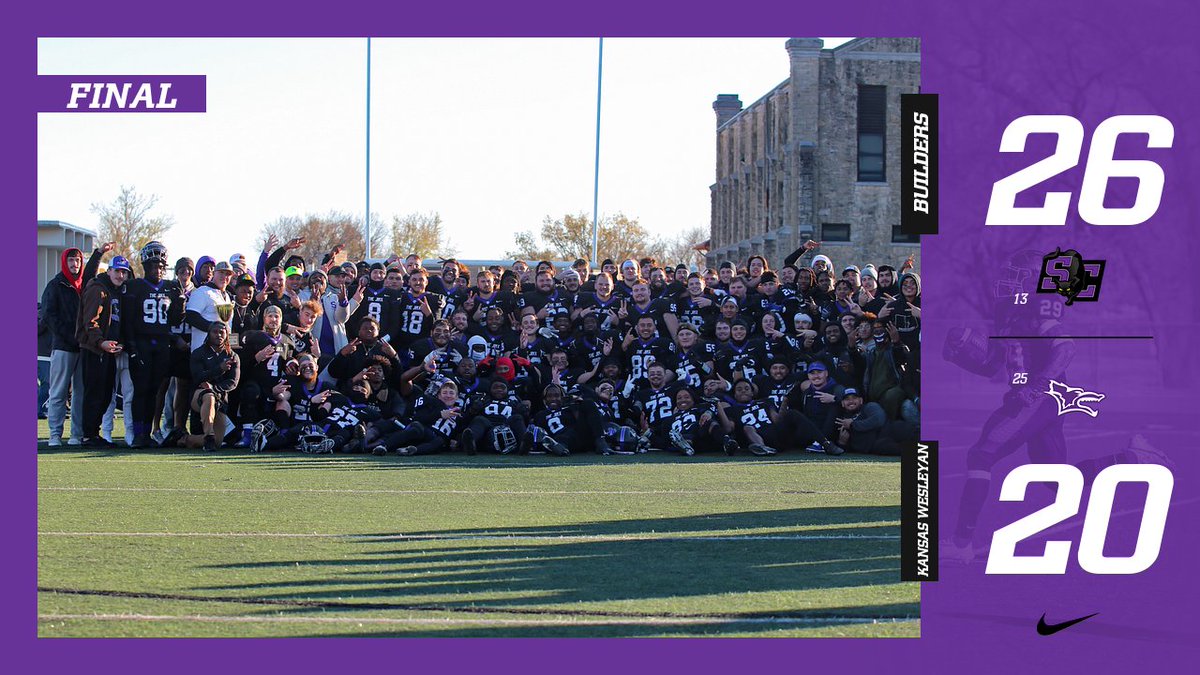 BACK-2-BACK 💍

With Southwestern football's massive comeback win over Kansas Wesleyan on Saturday, the squad has earned a share of the KCAC title in back-to-back season!