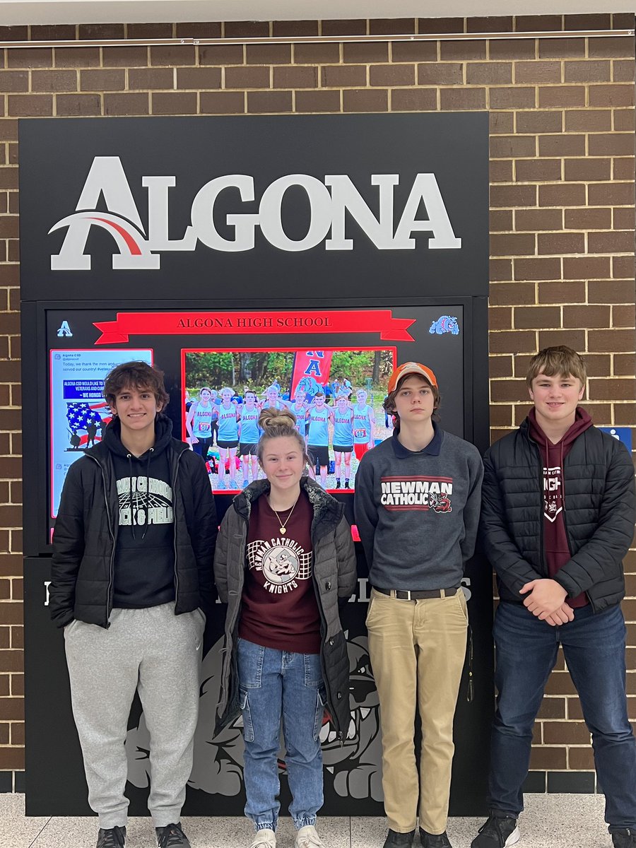 Newman_AD's tweet photo. Congratulations to Ben S, Blythe P, Austin C, and Jon O on their 2nd place finish at the Algona quiz bowl qualifying them for Nationals https://t.co/s1n4XMzyUa