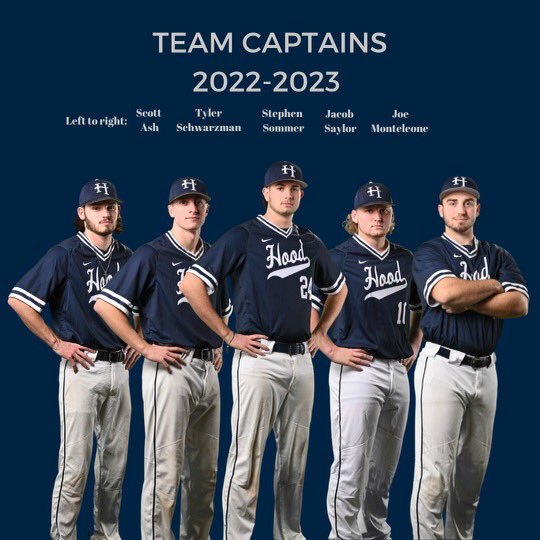 Hood_Baseball's tweet image. Your 2022-2023 team Captains!