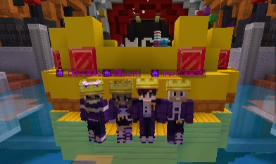 AstaryaJasmin's tweet photo. The MCC underdogs 👑 It was super fun to watch them. Fire, Bdubs, Blushi and Impulse did so great. Also FireBreathMan 's chat saying "Blood for the Blood God" and that he should bring this one home for Techno during the last game 🥲 https://t.co/4V52wfcAeh