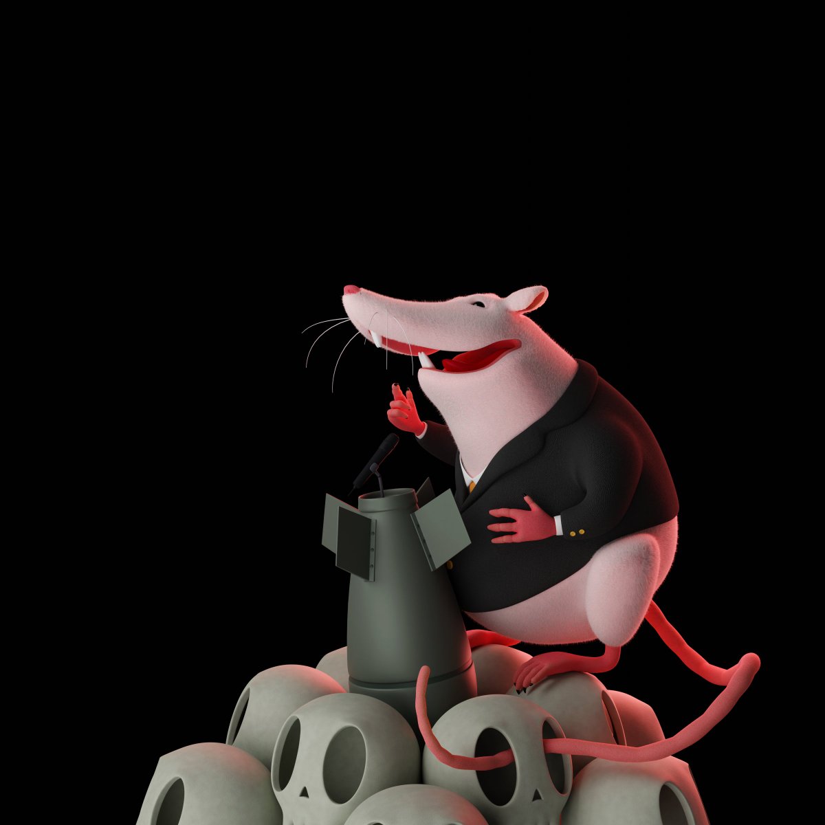 PlasticHelm's tweet photo. Rat
#3D #Blender3d #blendercommunity #lollipop    #characterart #characterdesign  #illustrationartists #blenderrender #Illustrations #art #war #digitalart  #3dart #3dmodeling #blender #DigitalArtist #rat https://t.co/vmom0XUyTq