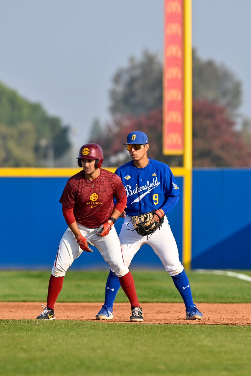 2mduffel's tweet photo. @CSUB_Baseball taking on @USC_Baseball right now at #HardtField. Still playing in game one of a doubleheader, y’all got time to make game two.
@CSUBAthletics https://t.co/Le3gLPSPtM