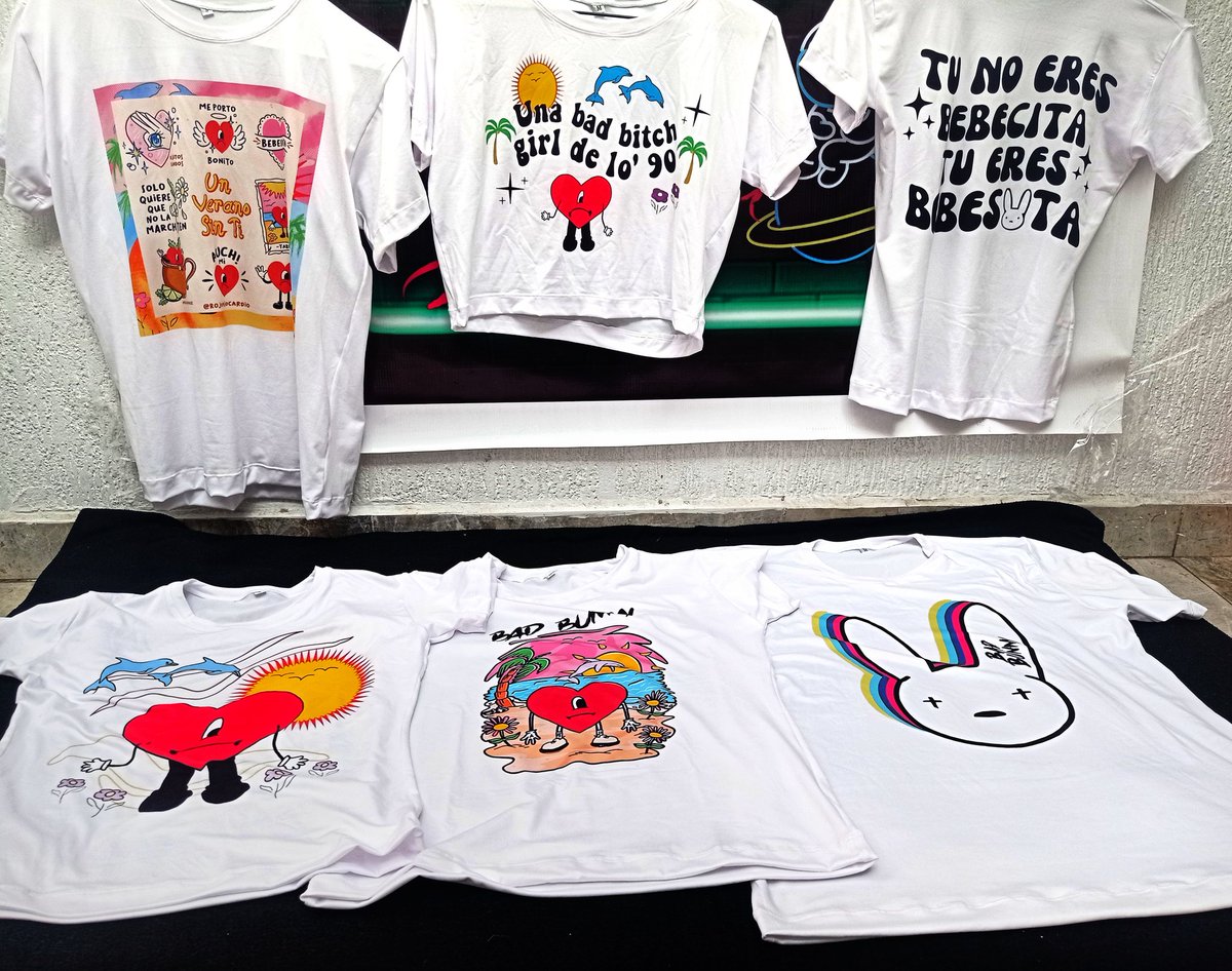 277VMA's tweet photo. Hola les quiero compartir mi emprendimiento, de camisas personalizadas. Estamos ofreciendo camisas con motivo del concierto de Bad Bunny pueden pedirlas en el modelo y diseño que prefieran...
Camisetas,Camisas tipo crop top
Agradecería si me ayudan a compartir con su RT 🚀🌌 https://t.co/HP4Zz0pV5W