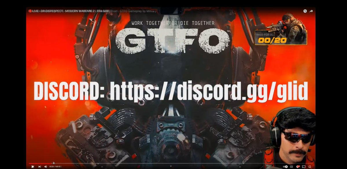 Right, the Doc is at it again watching GLID on stream my man is getting a taste for proper gaming!