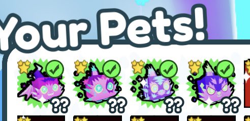 💜I love these new neon pets💜 ✨Giving away a set of the new small exclusives to one winner ✨ To enter: 💜follow me 💜retweet, comment when done. Ends Wednesday. Gl 🍀! #petsimulatorx #giveaway #robloxgames