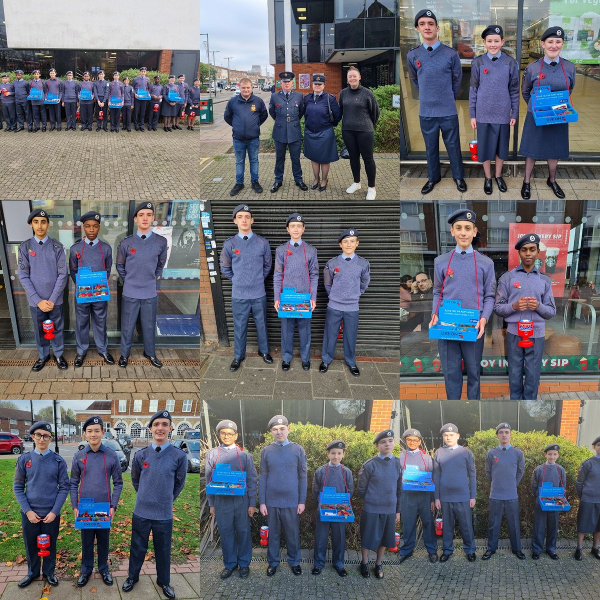 Today like thousands of cadets up and down the country Cadets and Staff from 1372 Elstree and Borehamwood Squadron took part in the Poppy Appeal.

#1372aircadets #rafac  #poppyappeal  #royalbritishlegion
 
<a href="/aircadets/">RAF Air Cadets</a> @OCHertsBucks