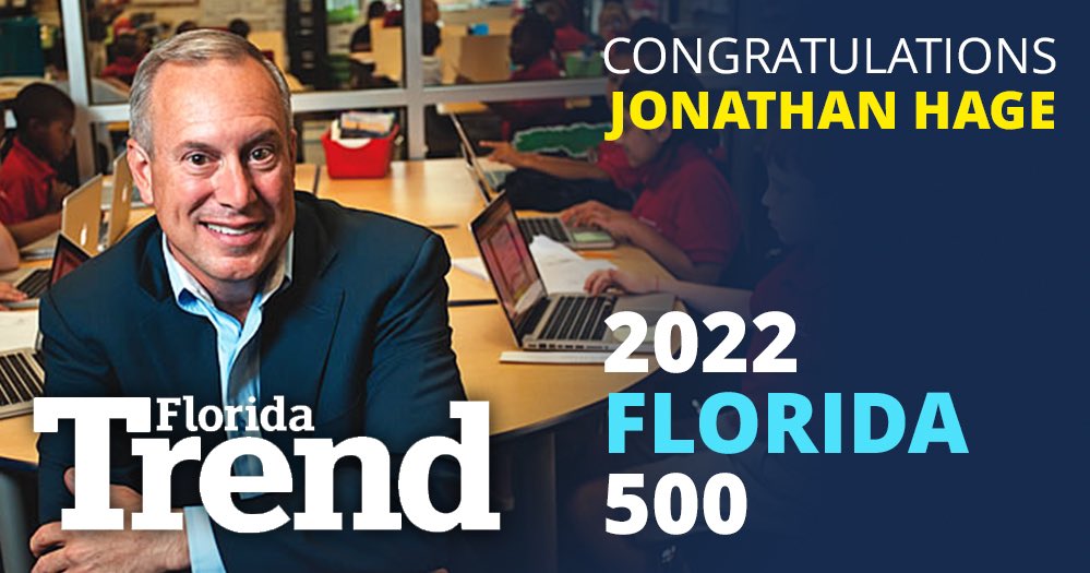 We are #CSUSAProud of our CEO @CSUSAJonHage for being named once again to the #Florida500 list in @FloridaTrend Magazine. He was chosen as one of #Florida’s Most Influential Business Leaders, and is our inspiration for #greatness. #CSUSAToday