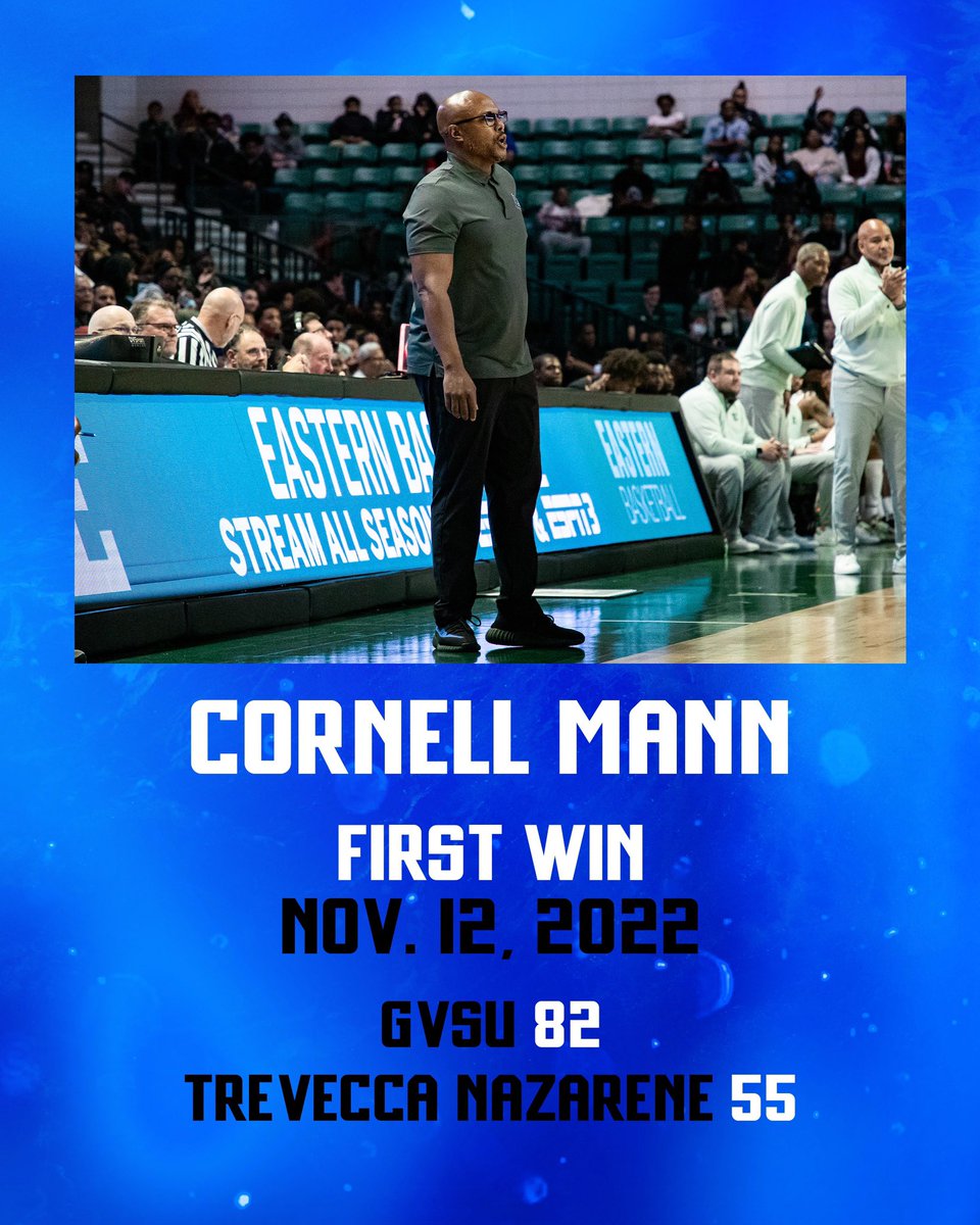 Congratulations to <a href="/8mileCorn/">Cornell Mann</a> on his first win as a head coach! #AnchorUp