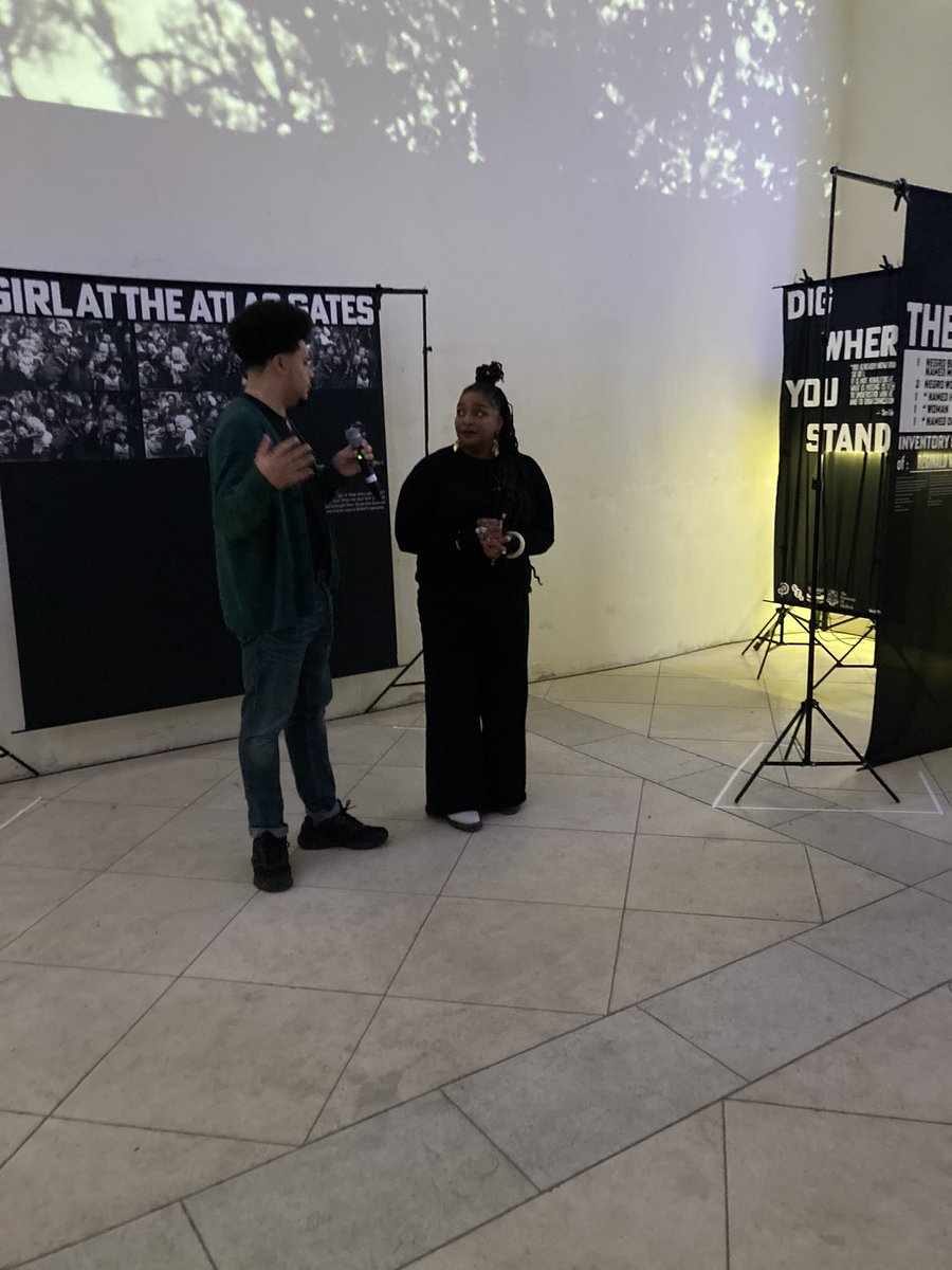 Adelai05's tweet photo. So well curated and interesting and moving tonight @SheffieldGenCem for @desreereynolds, #OtisMensah and #CherlyBailey @SheffArchives #DigWhereYouStand exhibition and soundscape https://t.co/aknV5IYhqI