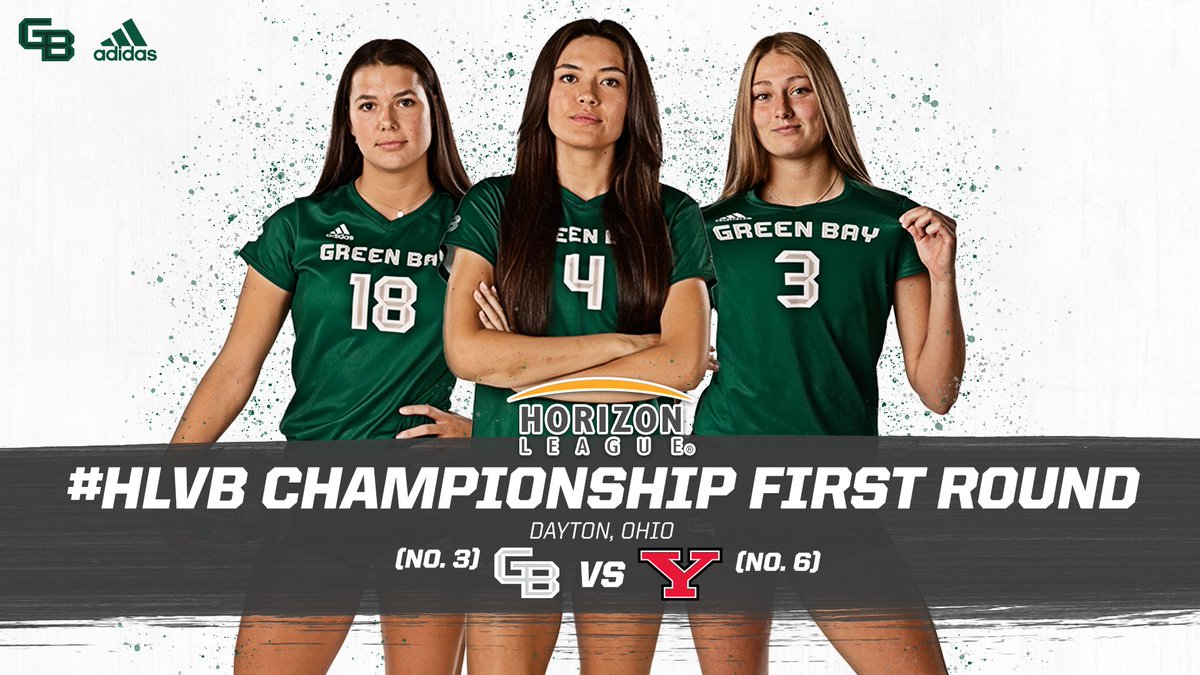 Green Bay Volleyball (@gbphoenixvb) on Twitter photo Our <a href="/HorizonLeague/">Horizon League</a> Championship first round matchup is set. We'll take on Youngstown State next Friday at 2 p.m. CT! π€
#RiseWithUs Our <a href="/HorizonLeague/">Horizon League</a> Championship first round matchup is set. We'll take on Youngstown State next Friday at 2 p.m. CT! π€
#RiseWithUs