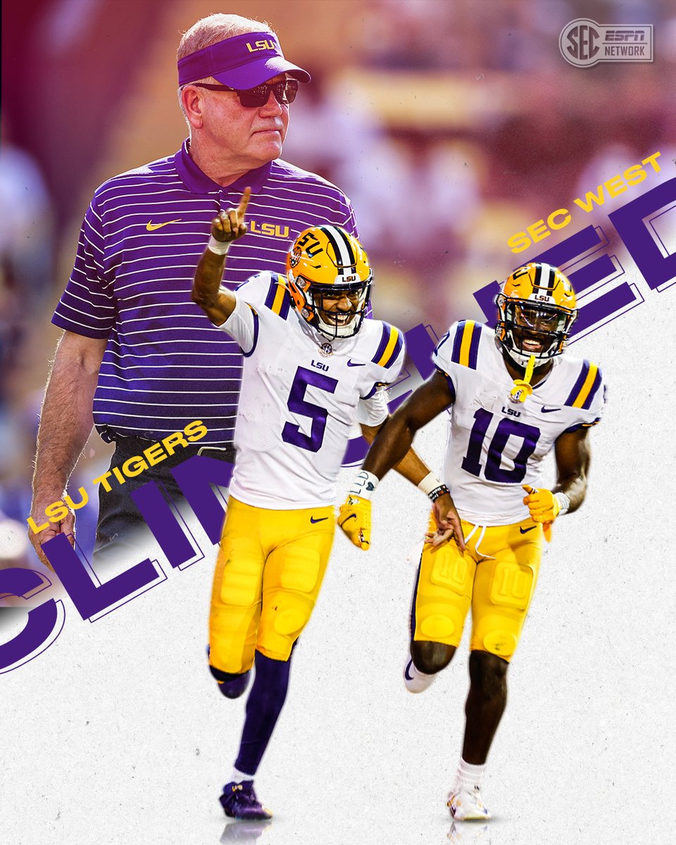 SECNetwork's tweet photo. Best in the West 🐯 @LSUFootball https://t.co/U2L7rNVb9z