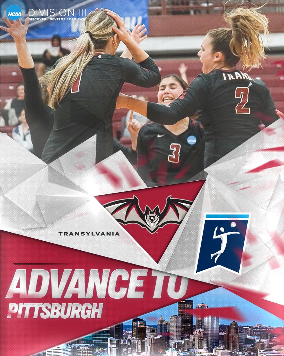 NCAADIII's tweet photo. Pioneers ➡️ Pittsburgh

#NCAAd3 | #D3vb https://t.co/R1k1hhGPxA