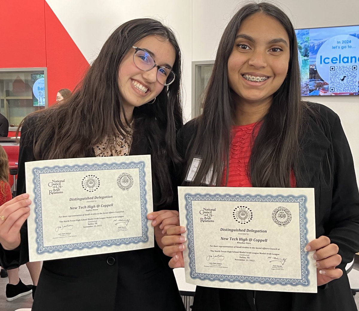 Way to go <a href="/NTHC_MUN/">NTHC_MUN</a> <a href="/NewTechCoppell/">New Tech High @ Coppell</a> at <a href="/TheOfficial_MAL/">Model Arab League</a>