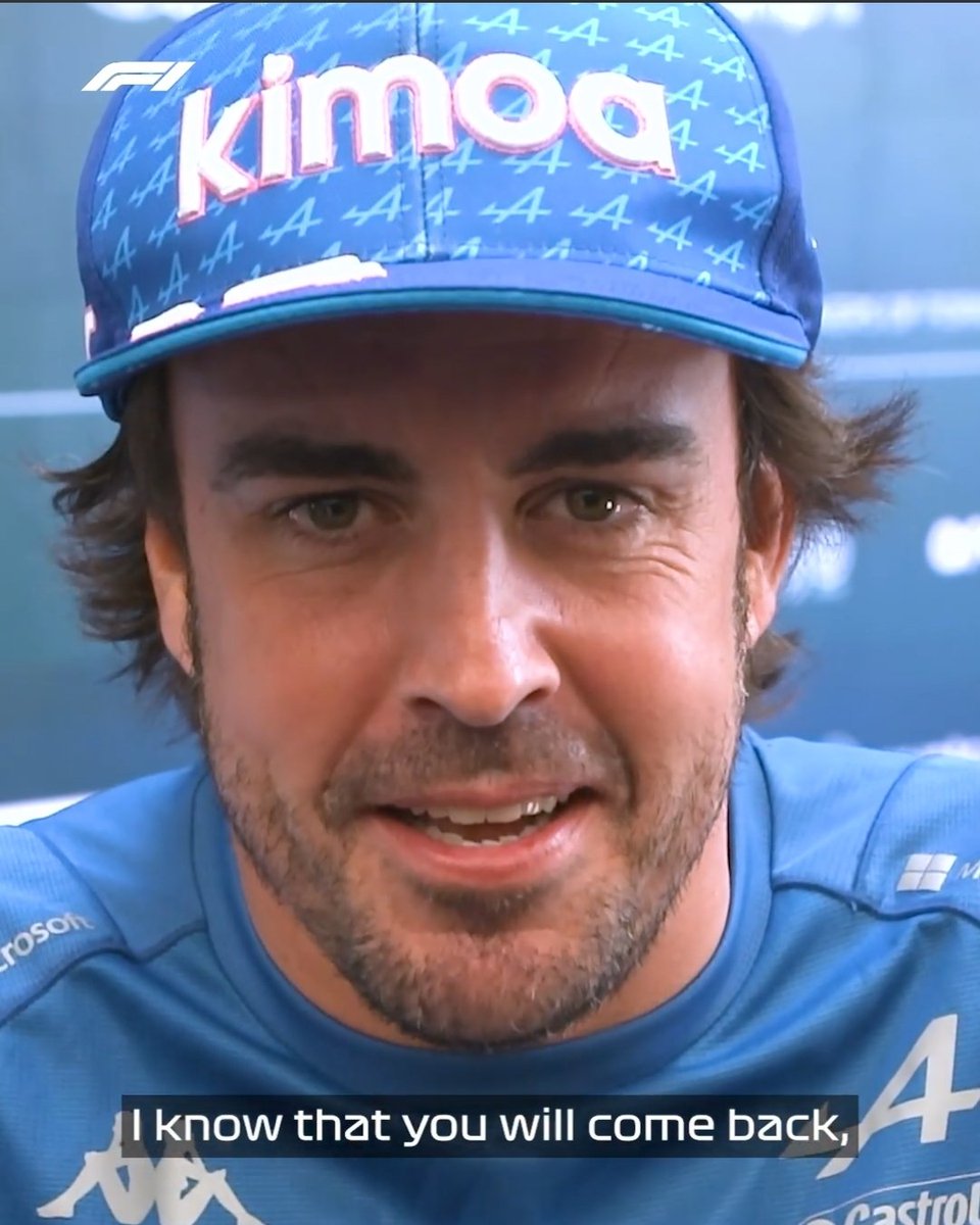 Vettel, Abu Dhabi 2018: "Goodbye Fernando, see you when you come back."

And back <a href="/alo_oficial/">Fernando Alonso</a> came.

Alonso, Abu Dhabi 2022: "Seb, we will miss you here. I know that you will come back. So see you soon."

I guess that confirms it then. ✅ #DankeSeb
