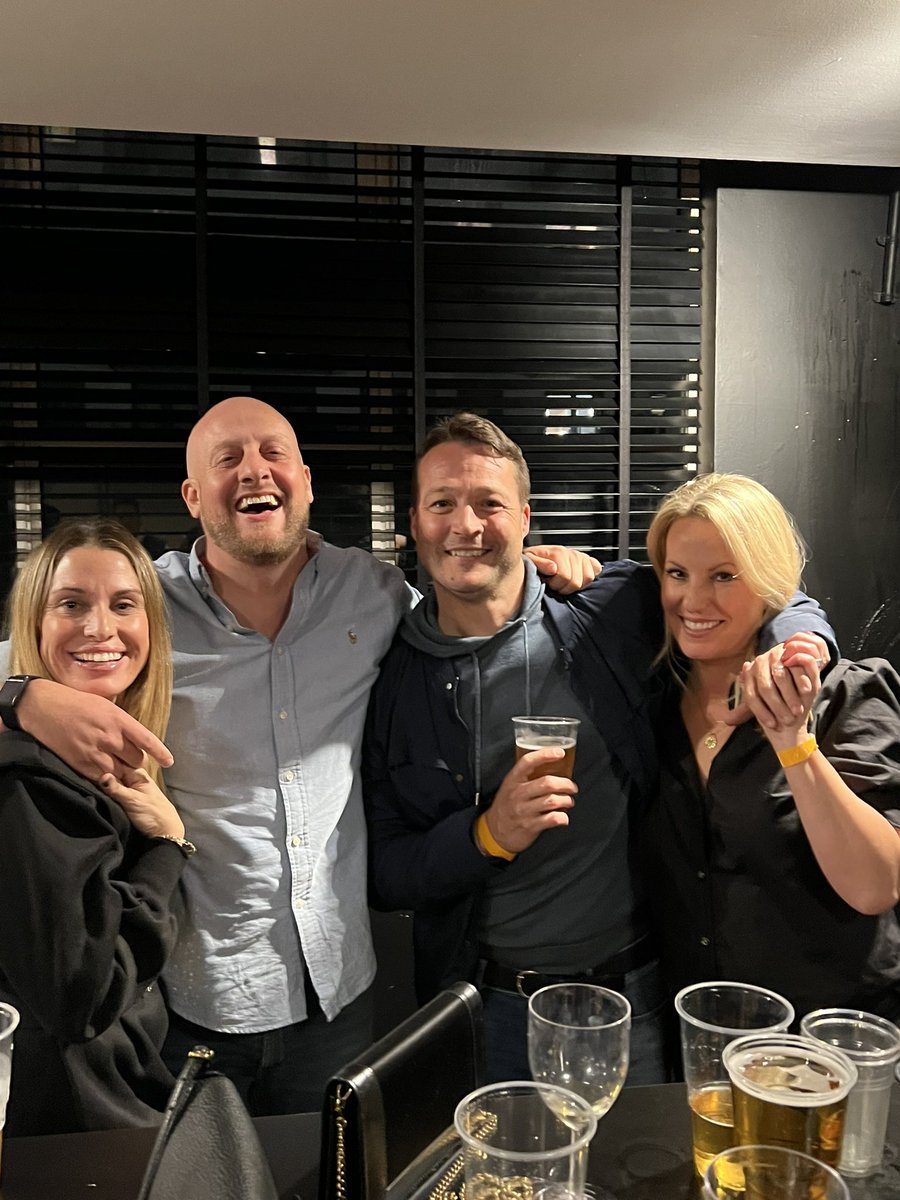 What a night. <a href="/petercrouch/">Peter Crouch</a> <a href="/darv77/">Matt Darvill</a> proper night out that, giggled a lot and now I have a proper hangover as expected. <a href="/glen_johnson/">Glen Johnson</a> photo credit 🤣😂