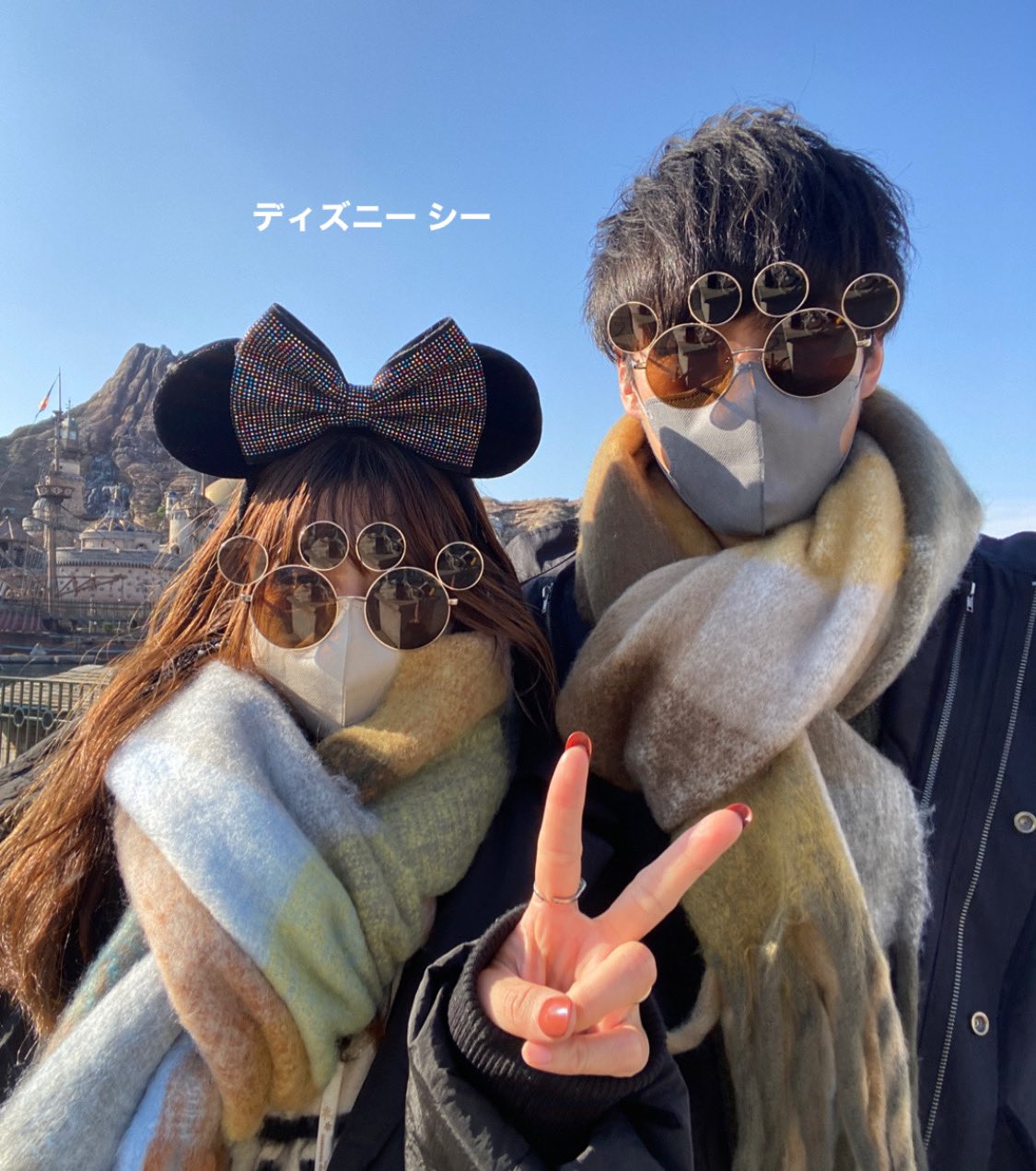 東京ディズニーリゾート限定 ミッキーサングラス＆ヘアゴム