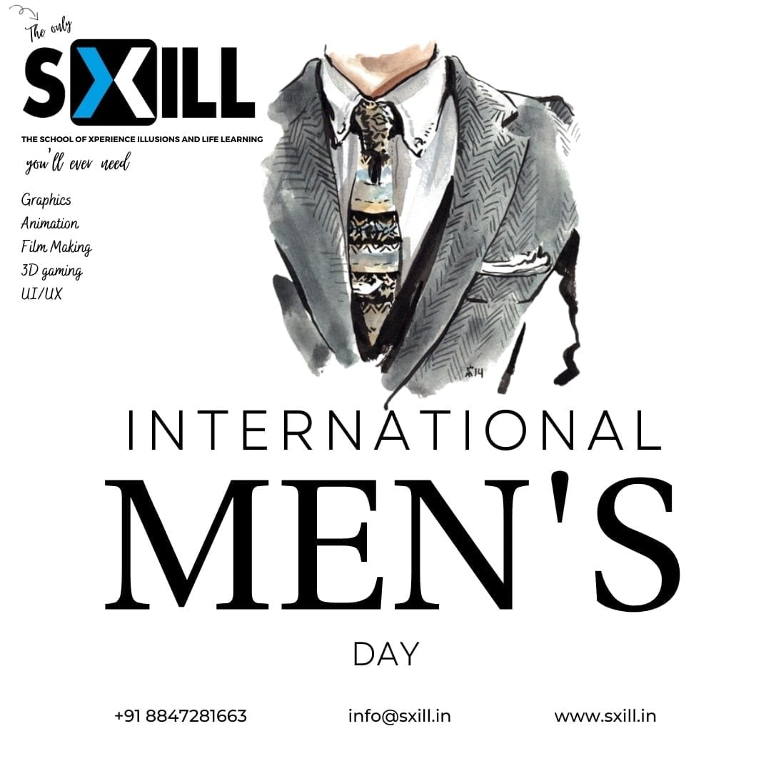sxill_school's tweet photo. SXILL wishes you a great and happy International Men's Day!
#mensday #internationalmensday #skill #skilling #skillset #skillindia #sxill #sxillschool #uxskill #uxsxill #skillday #youthskillsday #skillsday #worldyouthskillsday #uxcourse #uxprogram #uxinstitute #animationcourse https://t.co/t6bdKiTZtr